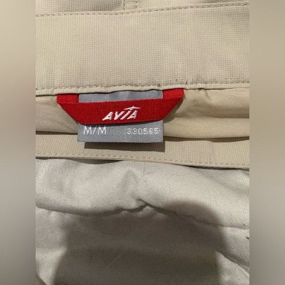 Avia women’s classic stretch side slit mini skort size medium beige - Picture 8 of 10